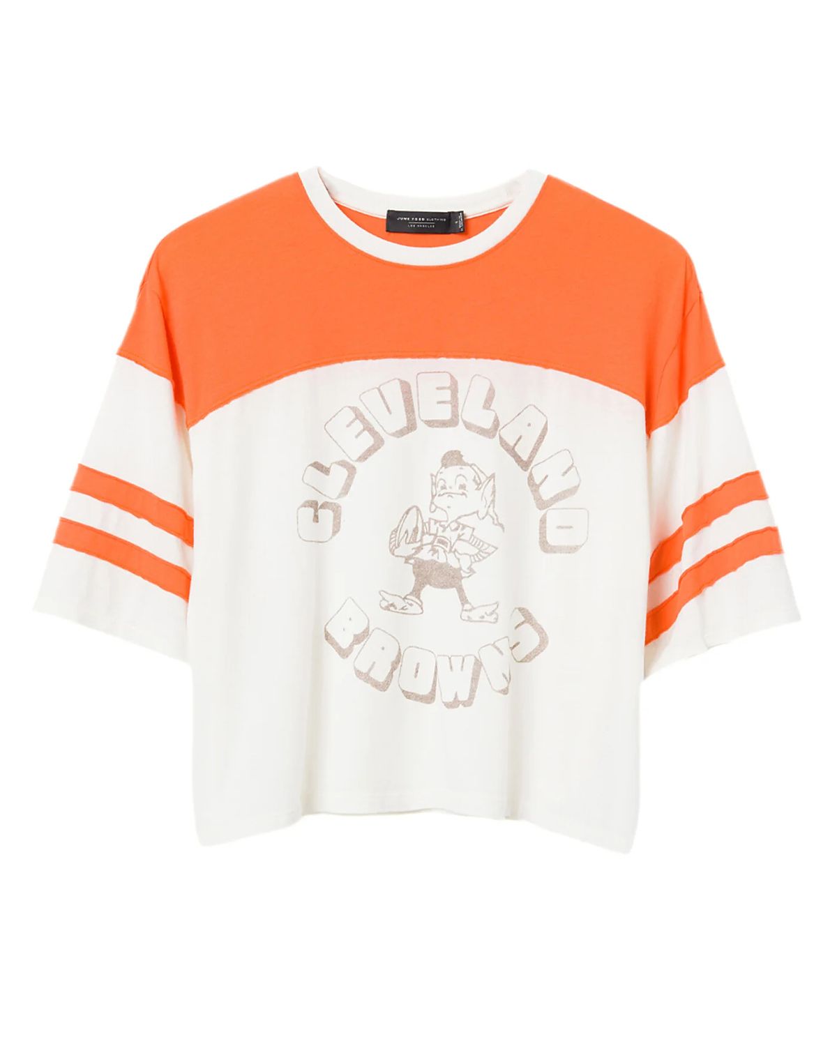 Junk Food Clothing Women's Nfl Cleveland Browns Hail Mary Tee