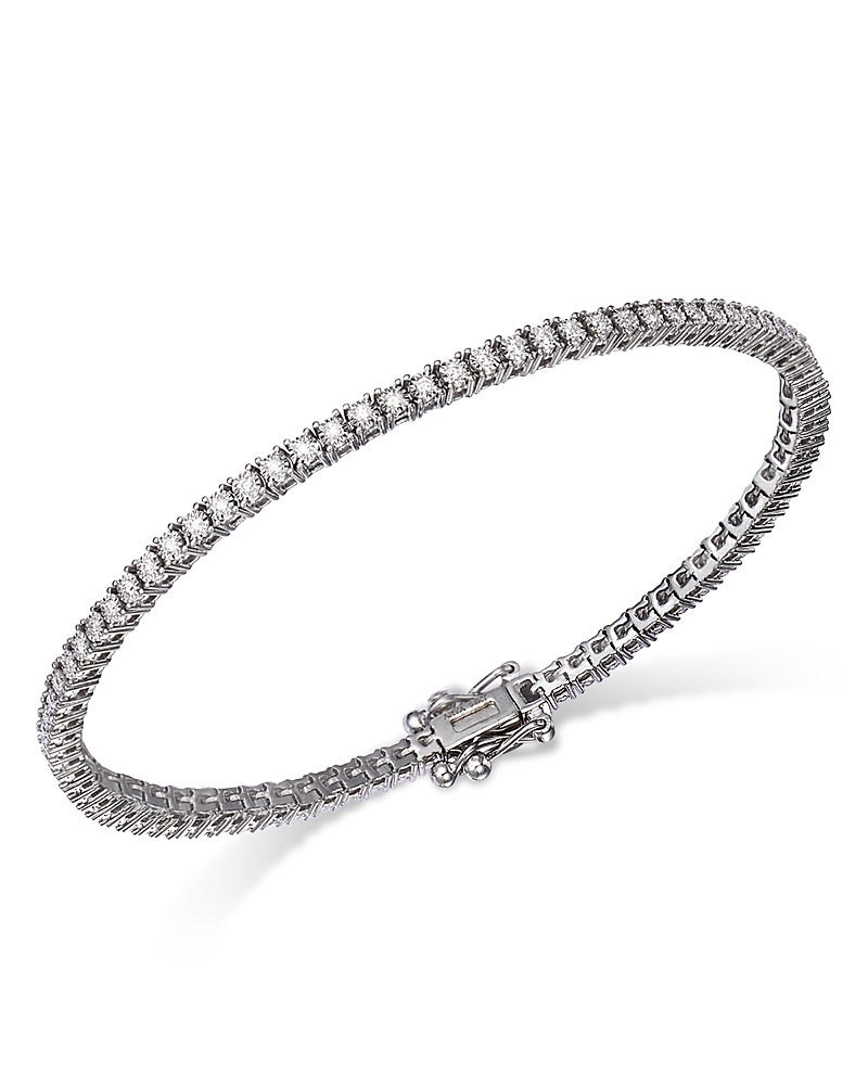 Bloomingdale's Fine Collection Diamond Tennis Bracelet in 14K White Gold, 0.50 tcw