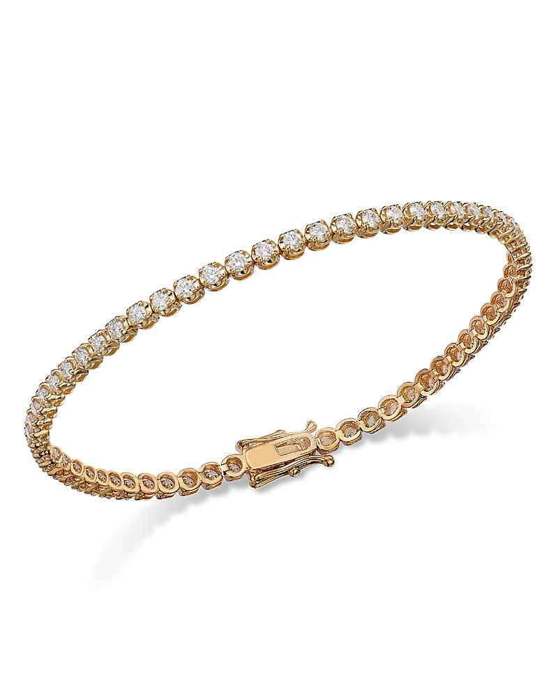 Bloomingdale's Fine Collection Certified Diamond Tennis Bracelet in 14K Yellow Gold, 2.0 tcw