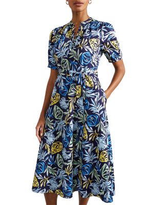 HOBBS LONDON - Merle Printed Midi Dress