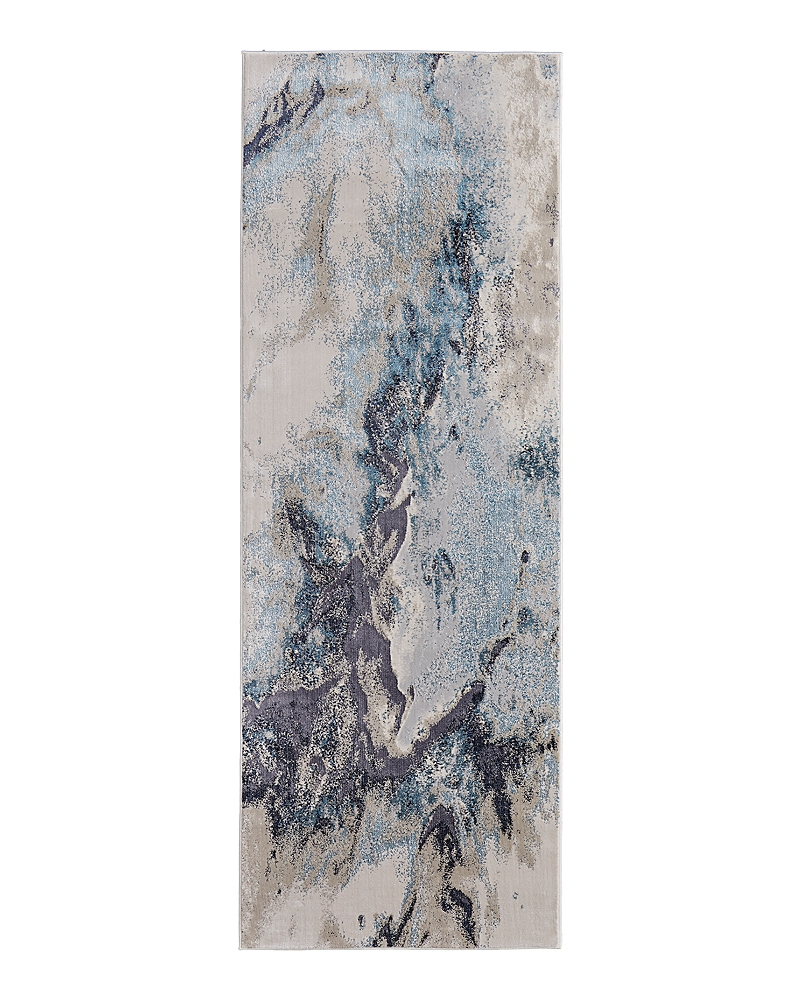 Feizy Astra Ara39l4f Runner Area Rug, 2'10 X 7'10 In Blue Gray