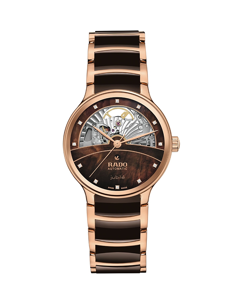 Rado Centrix Diamonds Open Heart Automatic Watch, 35mm