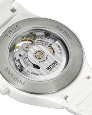 True Round Automatic Open Heart Watch, 40mm