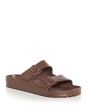 Birkenstock Wide Width Arizona Essentials Eva Sandal In Brown