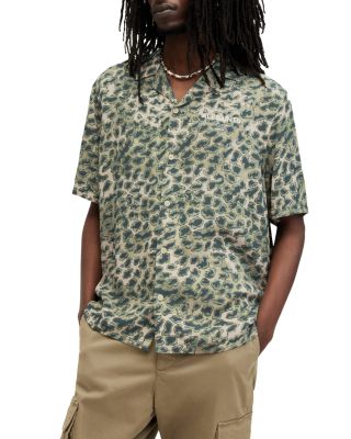 ALLSAINTS - Underground Short Sleeve Button Front Camp Shirt