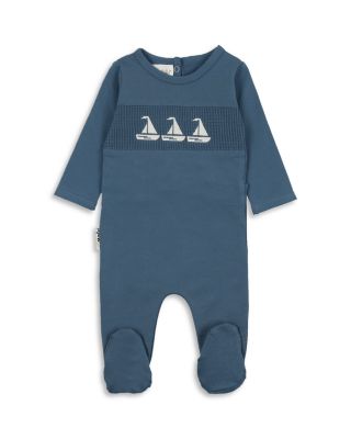 Maniere - Boys' Smocked Sail Boat Footie - Baby