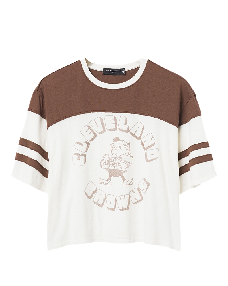 Junk Food Clothing Women's Nfl Cleveland Browns Hail Mary Tee