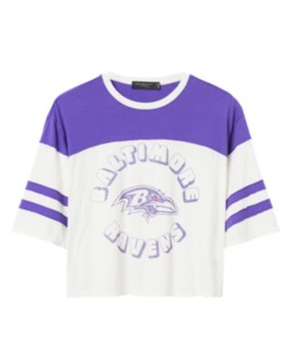 Junk Food Clothing - Women's NFL Baltimore Ravens Hail Mary Tee