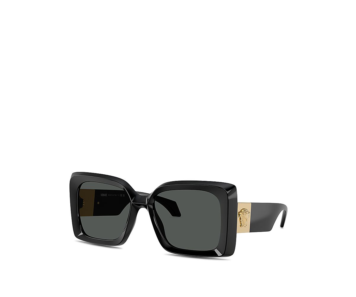 Versace Medusa Plaque Square Sunglasses, 54mm