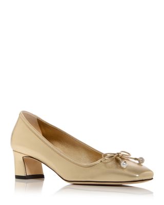 Jimmy Choo Women's Elme 45 Square Toe Pumps