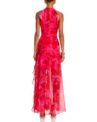 Sleeveless Ruffled Maxi Dress - Exclusive