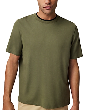 Shop Atm Anthony Thomas Melillo Pique Short Sleeve Graphic Tee In Army