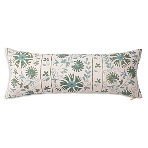 Shop St. Frank Sage Ribbon Suzani Decorative Pillow, 15l X 40w