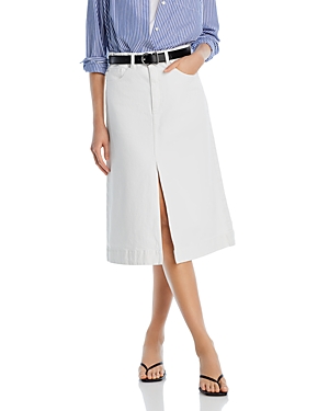 Shop Dl1961 Alma Cotton A Line Skirt In White