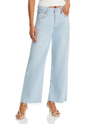 AGOLDE - Ren High Rise Wide Leg Jeans in Smash