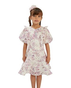 Shop Bardot Junior Girls' Annika Mini Dress - Little Kid, Big Kid In Lilac Lily