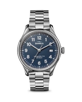 Shinola - The Vinton Midnight Blue Dial Watch, 38mm