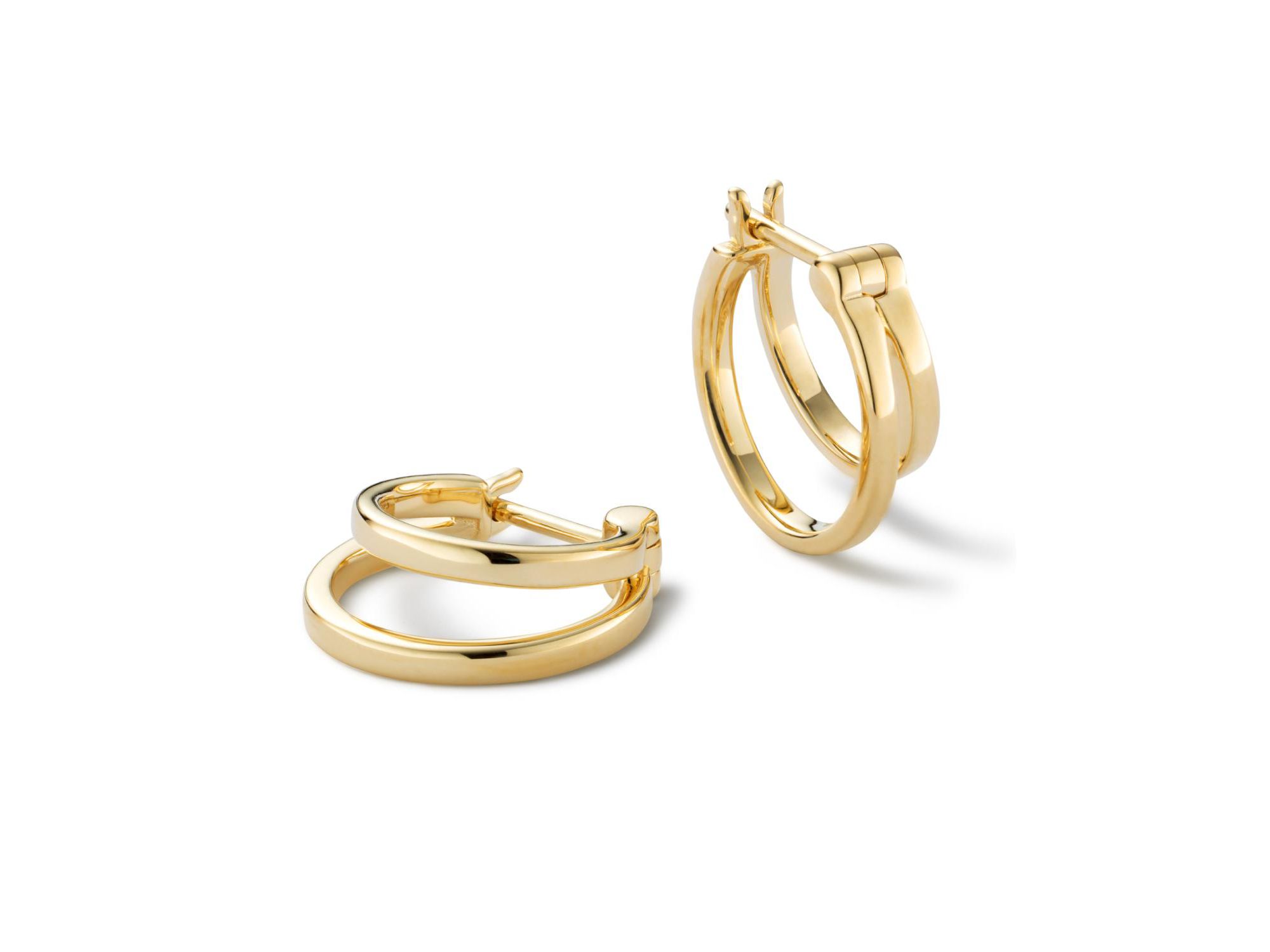 10K Double Hoops - Image 1