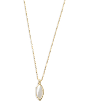 Mother Of Pearl Pendant Necklace, 16-18
