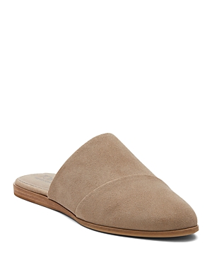 Shop Toms Women's Jade Pointed Toe Slide Flats In Natural