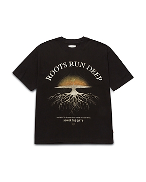 Oversized Fit Roots Run Deep Graphic Tee