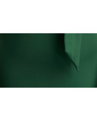 Plus Cassia Bow-Shoulder Crepe Gown