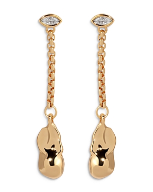 Shop Ettika Marquise Drop Earrings In Gold