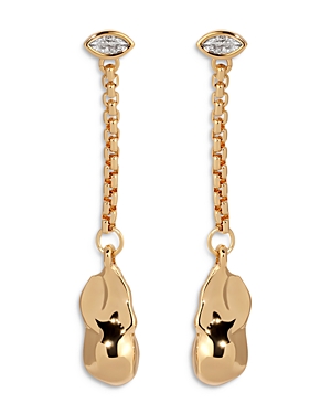 Ettika Marquise Drop Earrings In Gold
