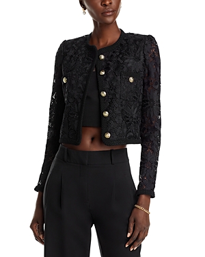 Shop Generation Love Amber Lace Jacket In Black