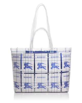 Burberry - Equestrian Knight Design Transparent Tote Bag