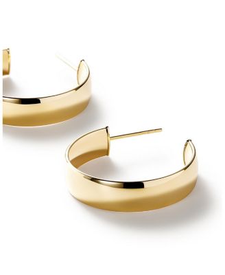 10K Gold Bold Hoops Medium