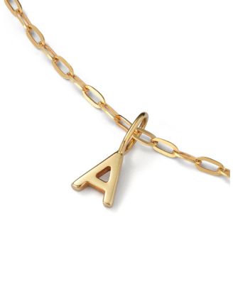 10K  Gold Letter Bracelet