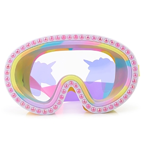Shop Bling2o Girls' Pink Magic Unicorn Swim Mask - Ages 2-7 In Multi
