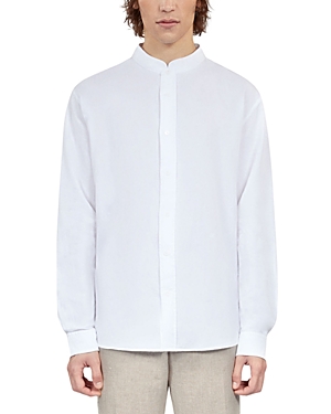 Shop The Kooples Straight Fit Shirt In White