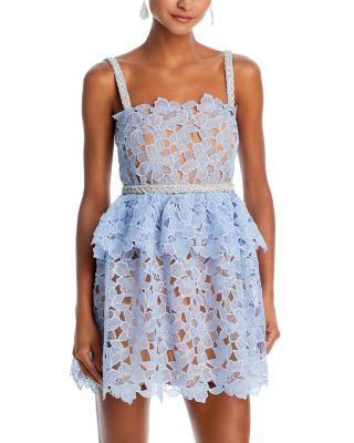 Self-Portrait - Lace Mini Dress