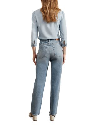 Limited Leigh Straight Leg Jean in Light Wash