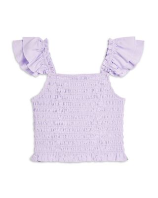 Girls' Joanna Smocked Crop Top - Big Kid