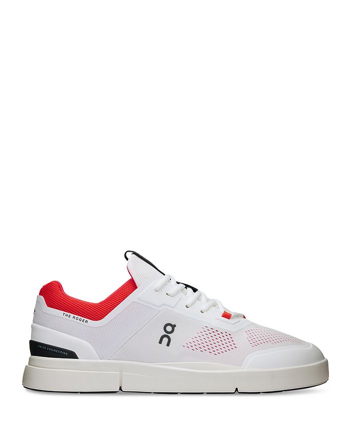 On Roger Federer The Roger Spin Rubber-trimmed Mesh Tennis Sneakers In Undyed | Spice