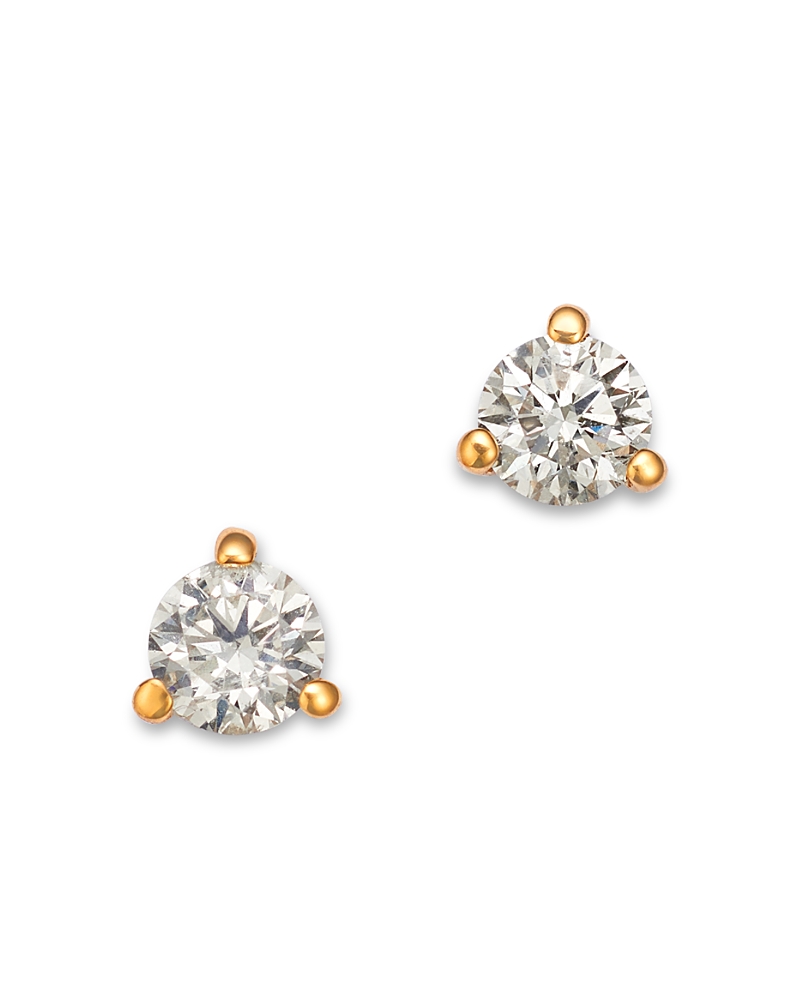 Bloomingdale's Fine Collection Diamond Stud Earrings in 14K Yellow Gold, 0.40 tcw