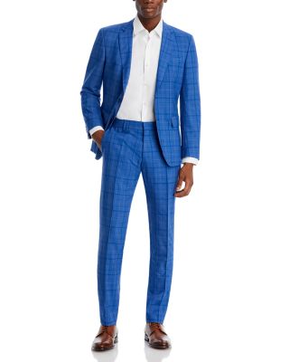 BOSS - H-Huge Plaid Slim Fit Suit