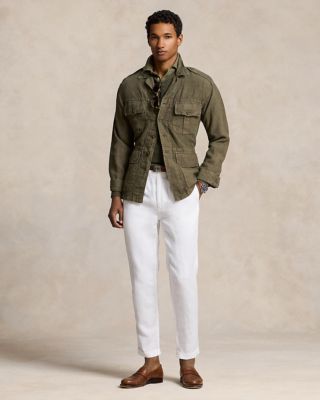 Polo Prepster Slim Tapered Linen Pants