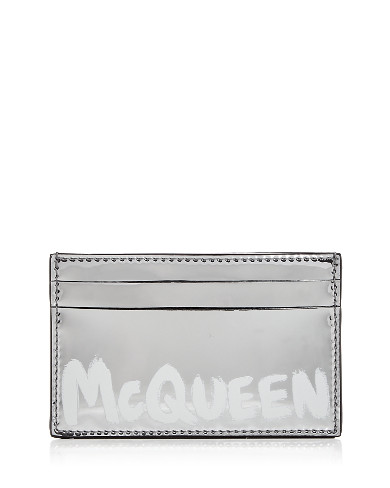 Alexander McQUEEN Graffiti Logo Card Case