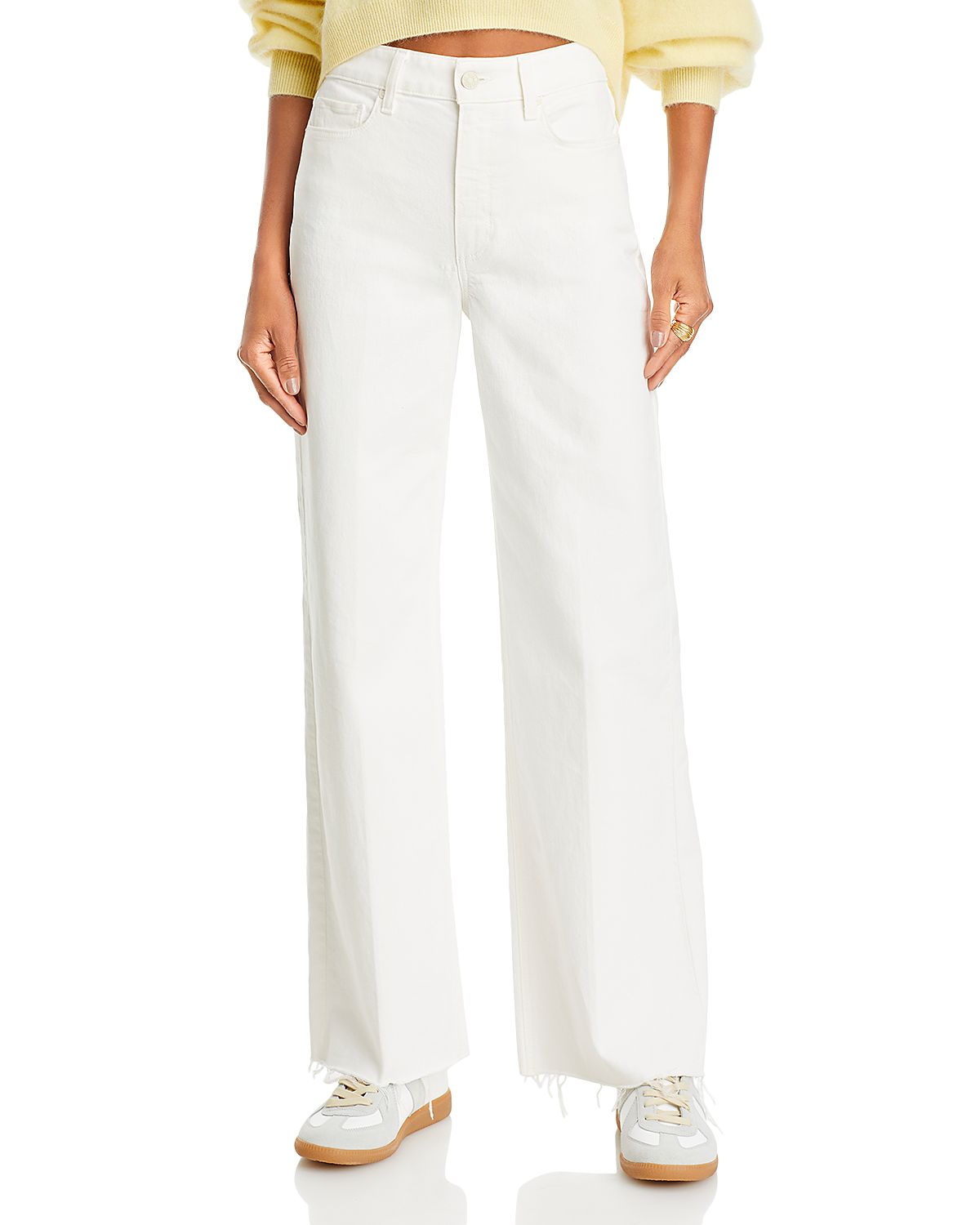 Paige Anessa 31 High Rise Raw Hem Jeans