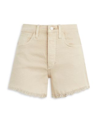 The Alex High Rise Denim Shorts in Safari
