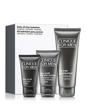 Clinique Daily Hydration Men's Skincare Set ($49 Value) In White