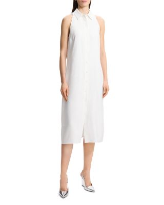 Theory - Halter Neck Shirt Dress