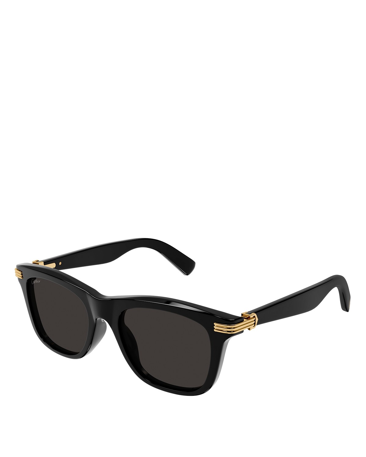 Cartier Premiere Square Sunglasses, 53mm in Black/Gray Solid