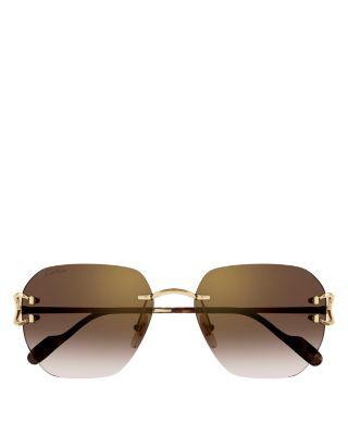Signature C Square Sunglasses, 58mm