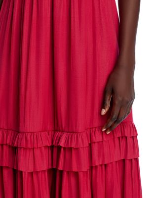 Ruffled Midi Dress