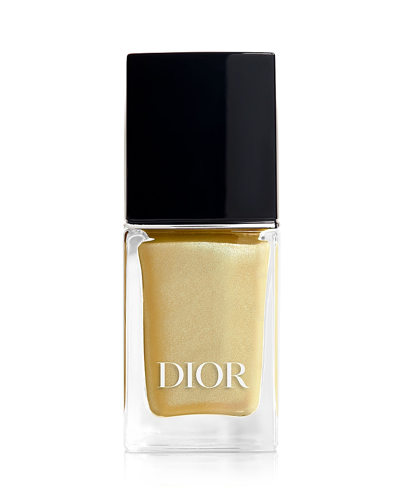Dior 204 Lemon Glow Vernis Nail Polish In White